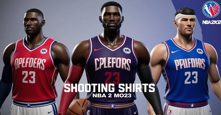 GBAS Shooting Shirts for NBA 2K23 Players